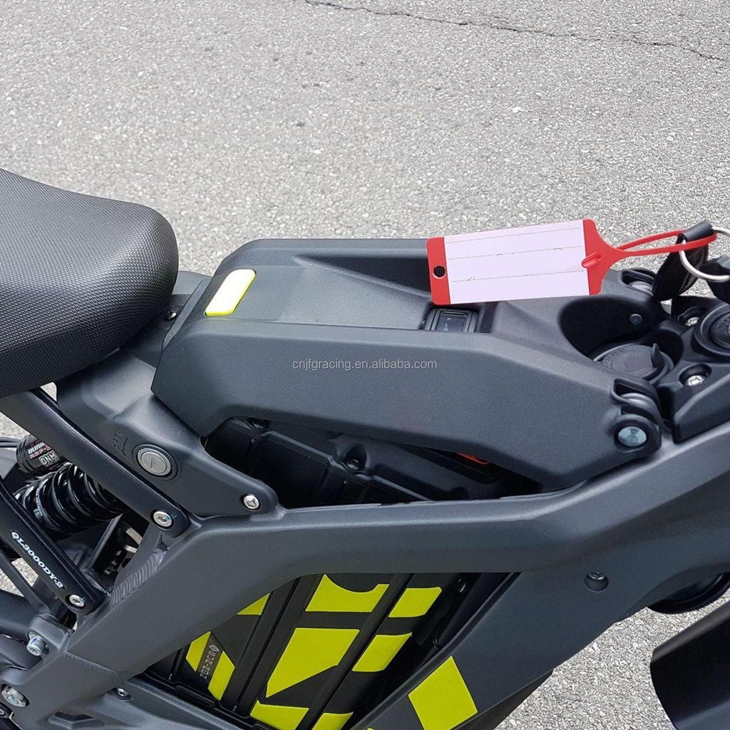 JFG RACING Black PP Plastic Core Compartment Cover Central Frame Fairing Guard Parts for Surron Light Bee X S 2017-2024