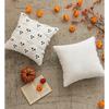 Spooky Themed Plush Pillow Cover Nursery Bedroom Decors Ghostly Pattern Throw Pillowcase for Sofa Couch Halloween Accessory