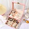 2024 New High-end Jewelry Jewelry Box Storage Box Ring Earrings Ear Studs Bracelet Necklace Jewelry Storage Gift Box Display Box
