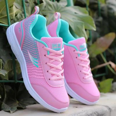 Zapatos de Diario para Mujer de Primavera y Otoño Zapatos Casuales Deportivos Transpirables de Suela Plana para Correr Ligeros Zapatillas de Viaje