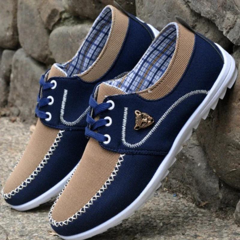 Fashionable And Lightweight Men's Leather Flat Shoes Waterproof And Breathable Casual Shoes for All Seasons