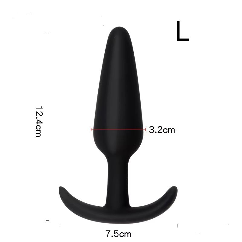 Butt Plug With Flared Base Silicone Anal Plugs Training Set Anus Prostate Sex Toys For Men Women Couples Gay