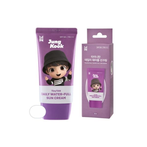 Monami TinyTAN BTS Daily Waterful Sun Cream JUNG KOOK SPF50+ PA++++ Hydrating UV Protection Sunscreen 50ml JUNG KOOK