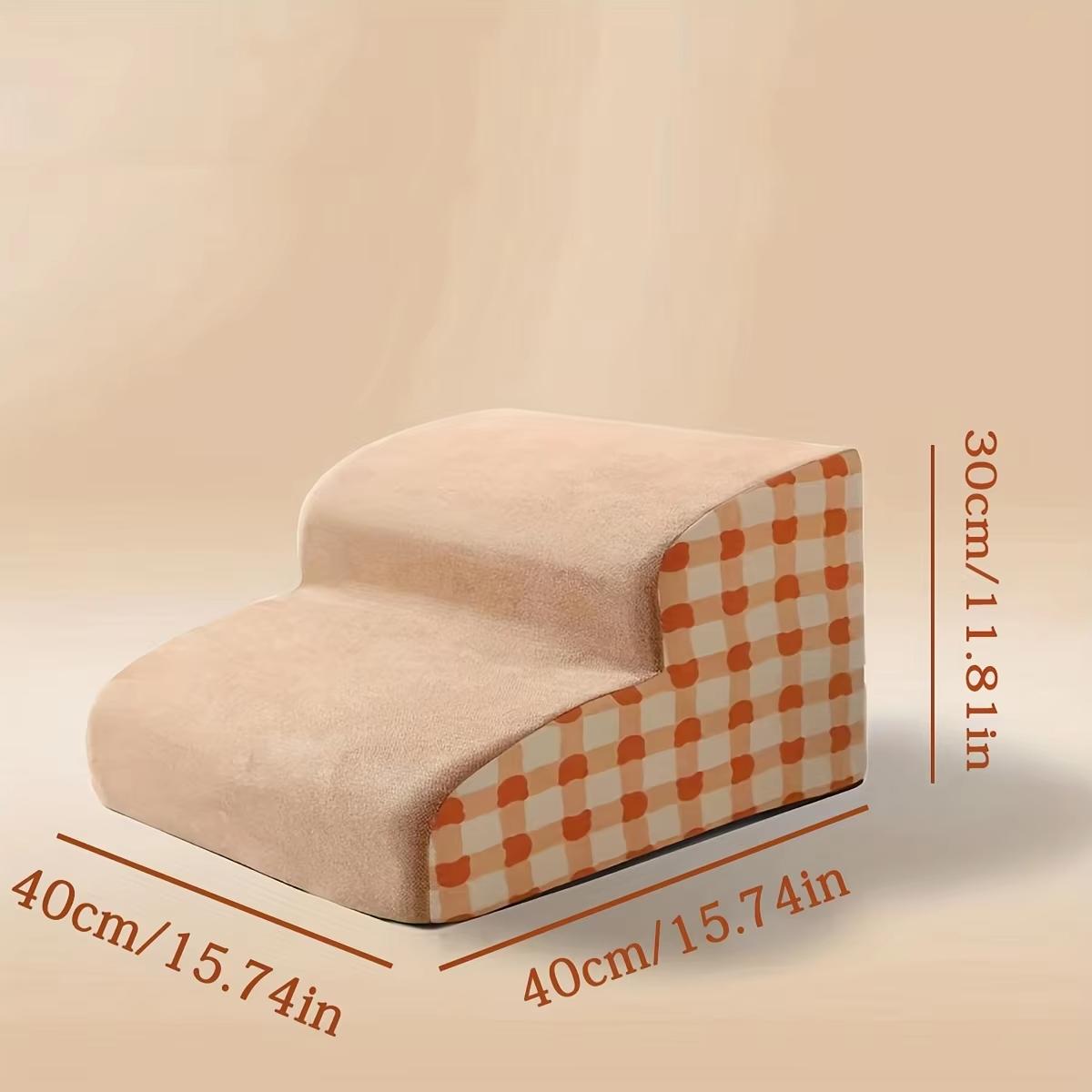 

3 Layer Pet Ramp Foam Dog Secure Stairs Dog Gate Non-Slip Pet Steps for Older Dogs pet with Joint Pain Sofa Bed Ladder