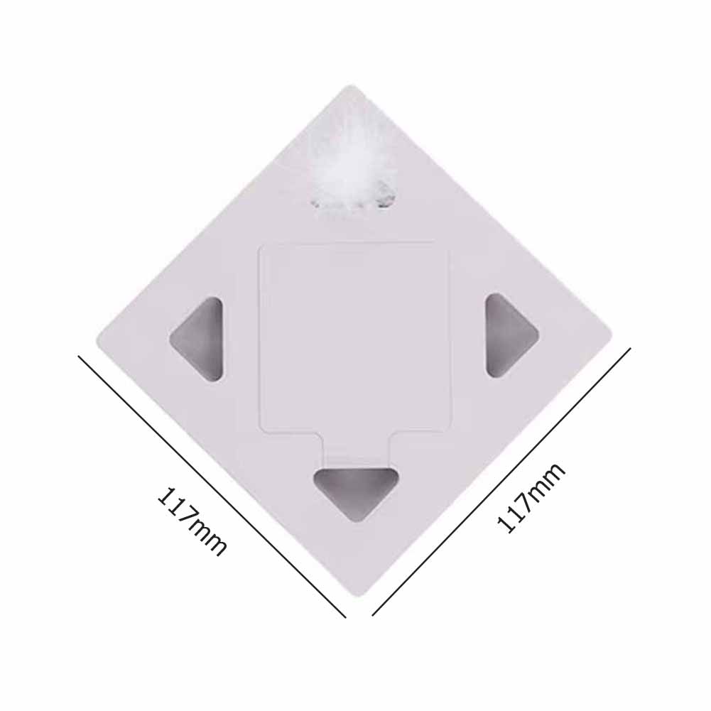 ABS Electric Cat Toy Type-c Charging Sqaure Magic Box Intelligent Cat Feather Toy Environmentally Friendly for Pet Accessories