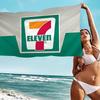 7-E-ELEVENS Microfiber Printed Beach Towel Mountain Climbing Yoga Beach Swimming Running Absorbent Soft Towel