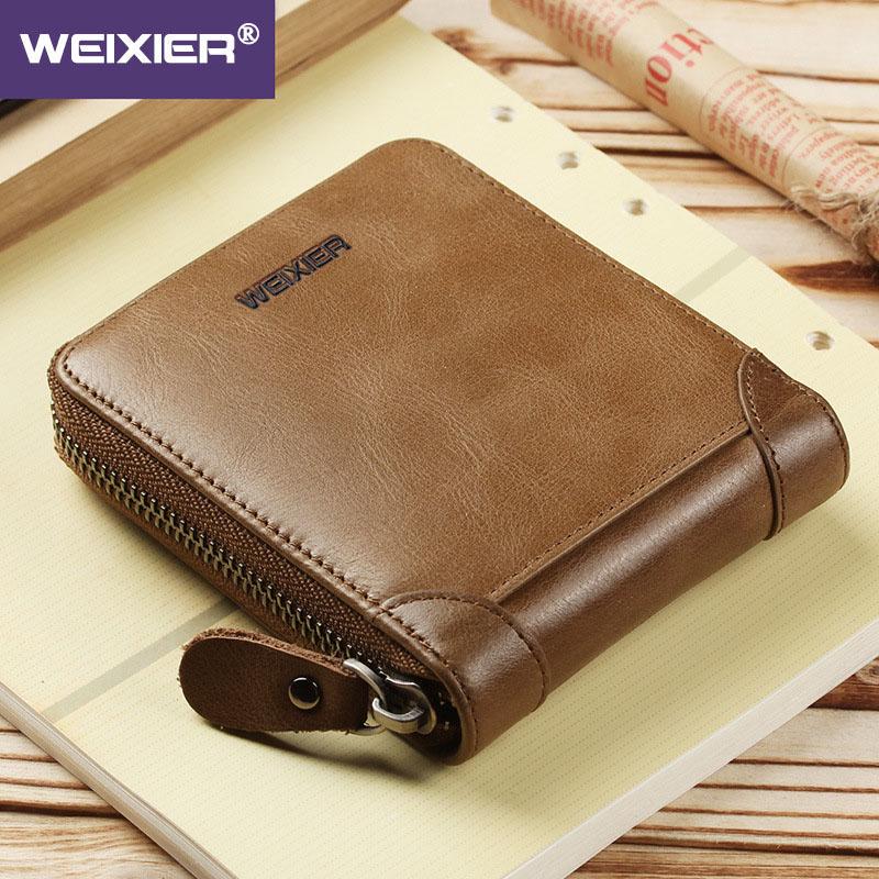 Portefeuille Homme Slim En Cuir PU Vintage - Porte-cartes Compact Avec Bouton-pression - Design Mince Et élégant