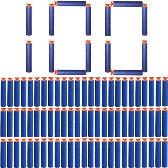 

B2BHigh Quality Bullets Strike,7.2cm Filled Blue Suction Cup Darts,Xmas Boys Children Toy Gun Gift