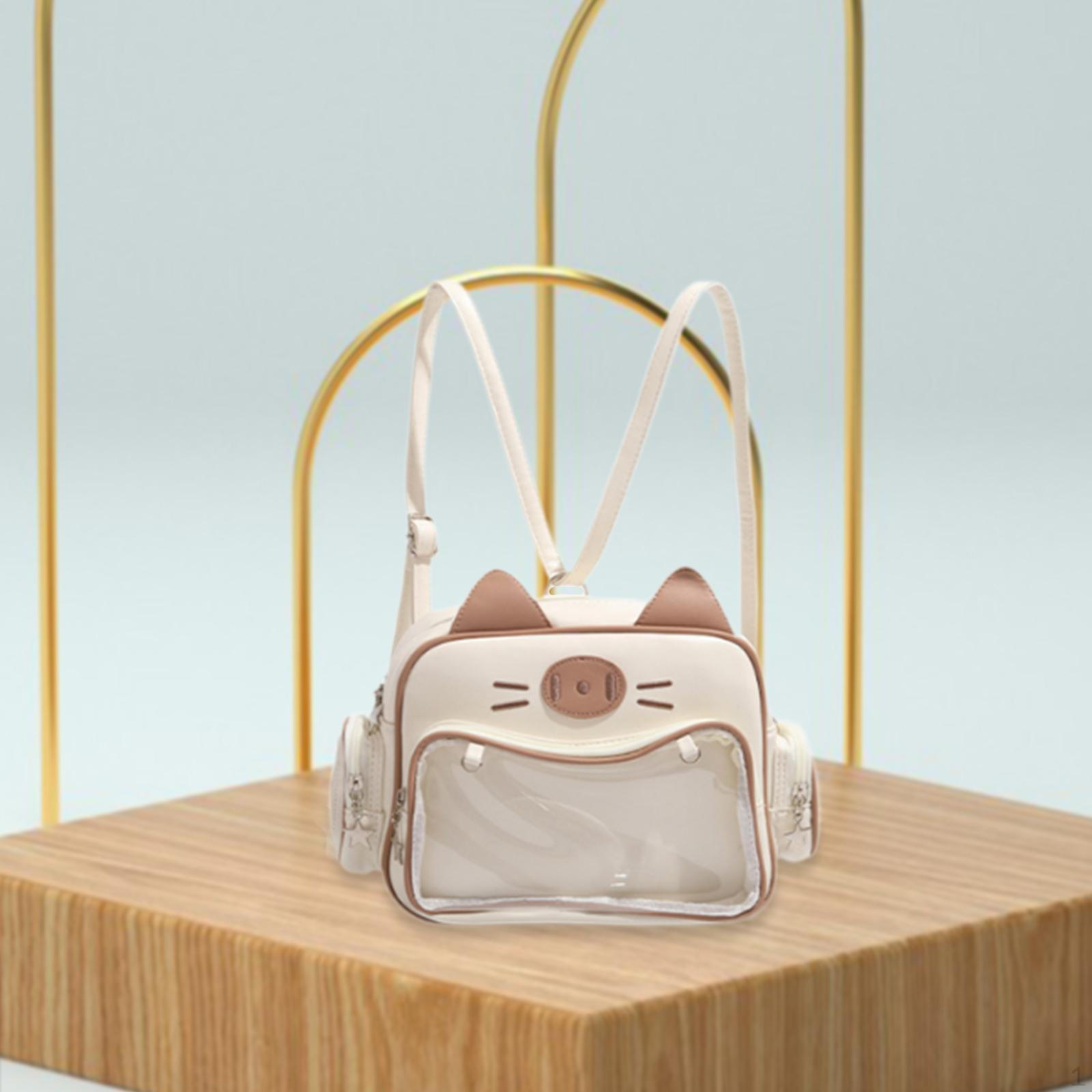 

Cat Ita Bag Clear Window DIY Сумка через плече для демонстрації аніме-фігурок на Хелловін хакі