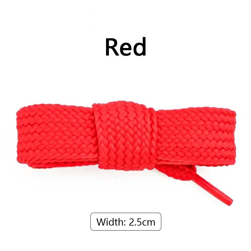1 Paar Luxusmarken Schnürsenkel Schuhe Breite 2,5 cm Flache Schnürsenkel für Sneaker AF1 Schnürsenkel 100/120/140/160 cm Schnürsenkel