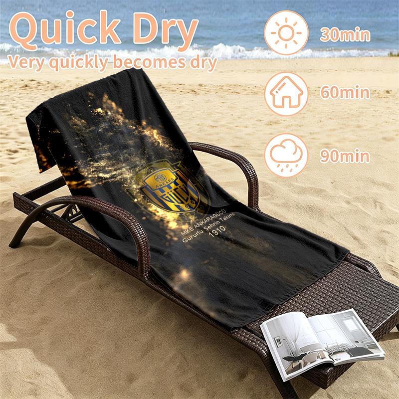 MKE Ankaragucu Beach towels also serve as bath towels summer essential a musthave for the outdoors the beach and the pool
