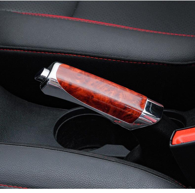 Car Modification Handbrake Cover Decoration Cover Handbrake Handle Decoration Personalized Car Carbon Fiber Handbrake Cover