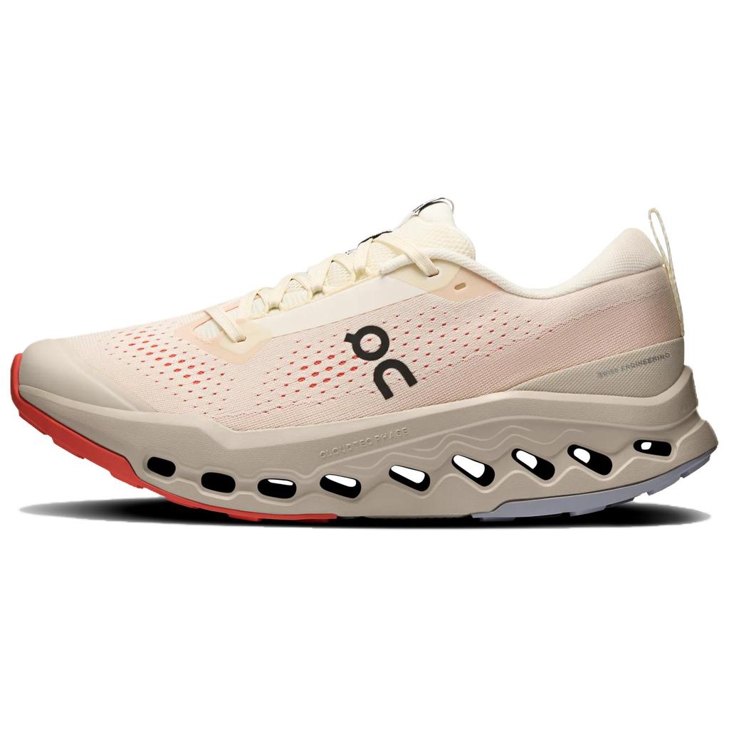 On Cloudsurfer Trail 2 Comfortable Versatile Durable Low-Top Running Shoes Women sneaker Light-Red 3WF30103297