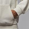 Women's Jordan Sweatshirts Women's Sail White/Sail White Hooded (Non-detachable) Moderate Straight Fit