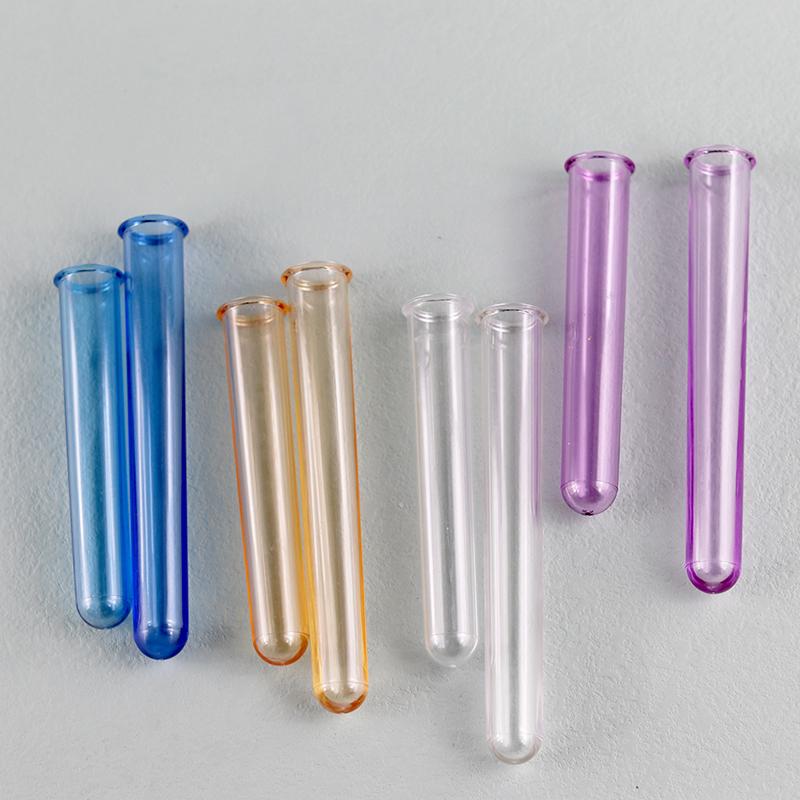 5pcs Plant Incubator for Hydroponic Flower Concrete Cement Plaster Resin Pot Clear Plastic Test Tubes Pot DIY Craft Making Tools