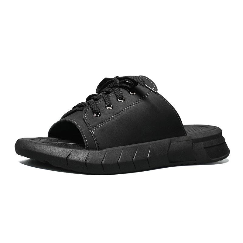 

Men s slippers outer wear summer wear-resistant non-slip casual sandals thick-soled outdoor two wear sports beach trend sandals 44