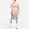 T Shirts Men's Pink Crew Neck Moderate Straight Fit DB6532-800