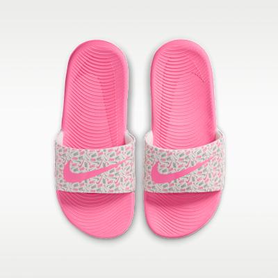 Nike Kawa Kids' Outdoor Slippers Pink