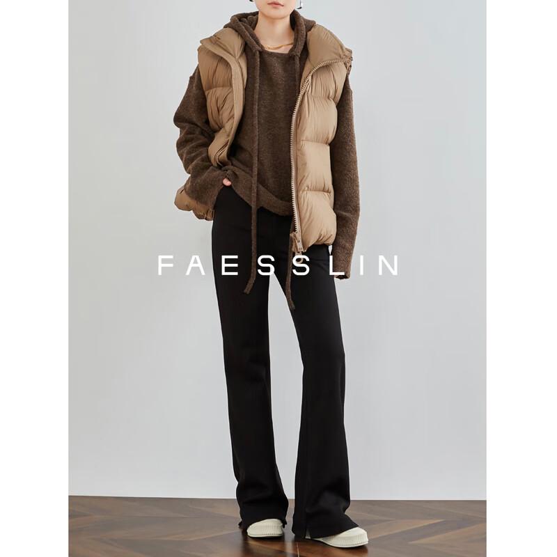 

FAESSLIN Women s Self-Heating Thickened Bootcut Pants L