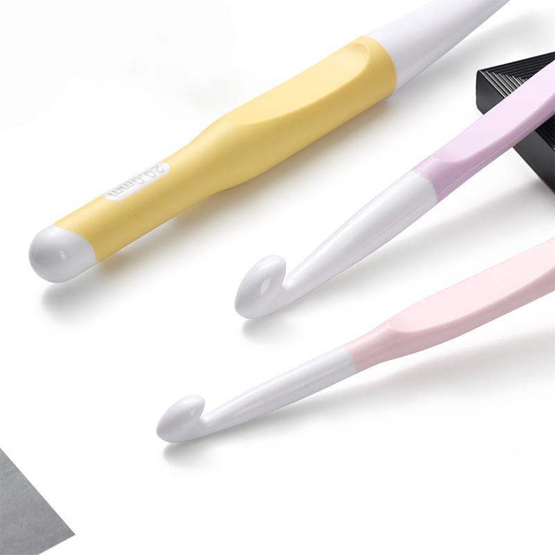 4/5Pcs Ergonomic Handle Crochet Hooks 8/10/12/15/20Mm Knitting Needles Home Weave Yarn Craft Diy Knitting Tool
