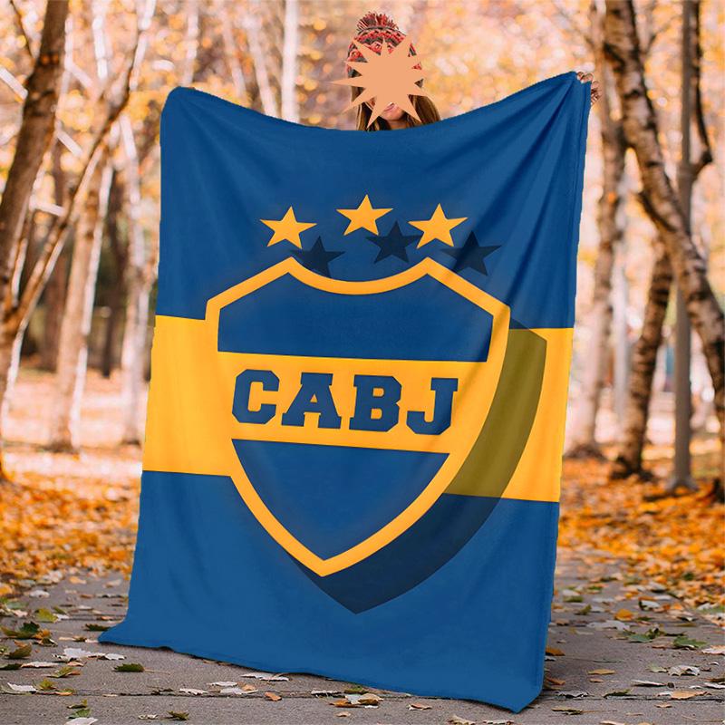 Cabj Flannel Blanket Soft Warm All-Season Throw, Design for Camping, Car Travel, Hiking Sofa, Bed, Office Perfect Gift for Parties