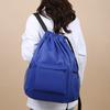 1Pc Outdoor Swimming Fitness Training Bag Solid Color Simple Lightweight Travel Backpack Leisure Lightweight Sports Basketball Bundle Mouth Bag