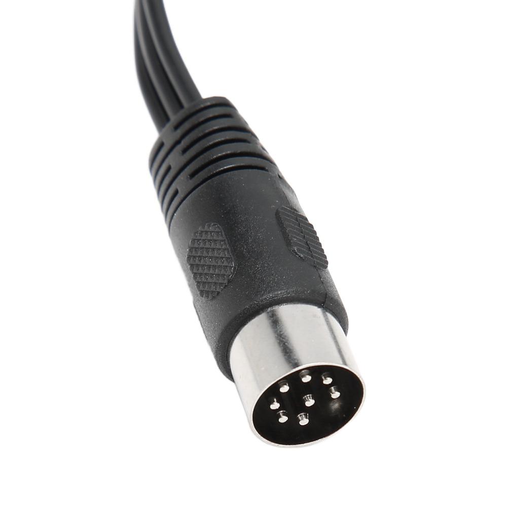 Durable Plug and Play DIN 8 Pin Male To 3RCA Male Cable Flexible 9.8ft Sound Adapter Cable DIN 8 Pin To 3RCA Stereo Equipment