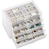 ProCase Jewelry 5 Jewelry Clear Acrylic for Jewelry Accessory Trinket Gift Box, Layers, Storage, Drawer, Women, Girls, Box, Case, Organizer, Box,