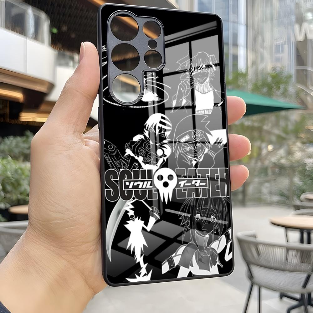 S-Soul Eater Phone Case For S25 Ultra Samsung S26 S24 Fe S22 S20 S23 21 Plus A54 A34 A53 A16 Glass Cover