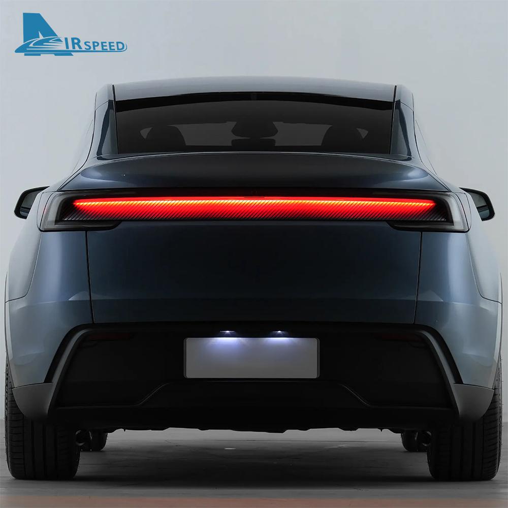 Carbon Fiber Pattern PPF Car Paint Protection Film Trim for Tesla Model Y Juniper 2025-up Protective B-pillar Trunk light Film