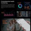 New Smart Ring LED Display Screen Heart Rate Blood Oxygen Monitor Waterproof Fitness Sports Smartring Men Women For Android IOS