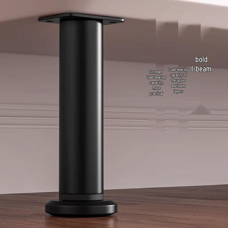 Adjustable Stainless Steel Telescopic Support Rod for Tabletop or Desk Cabinet