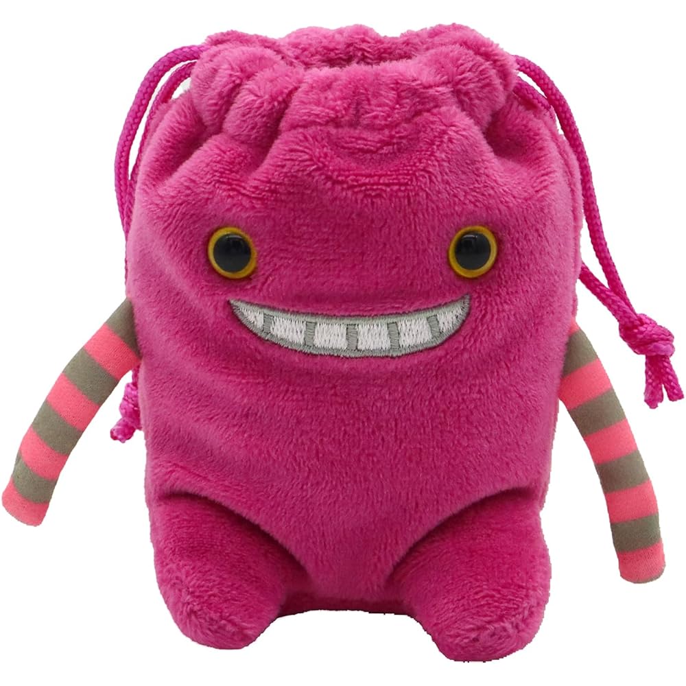 Sinada Mokeke Chimokke Kinchaku Plush Toy Cute Design Soft Fabric