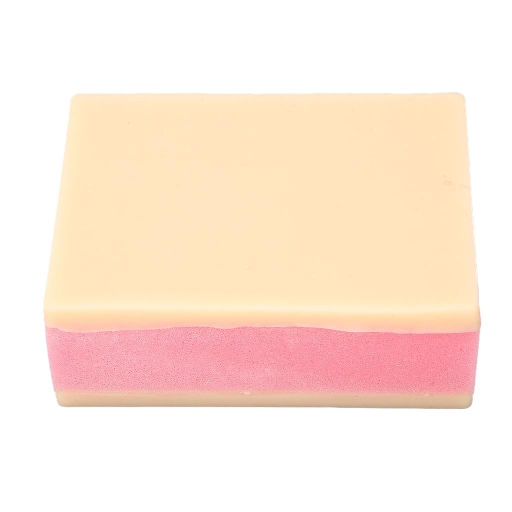 Suture Training Model 2 Silicone Skin Layers Surgical Skin Injection Practice Pad