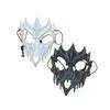 Mască Craniu de Petrecere Dinți Lungi Demon Schelet Mască Jumătate de Față Lup Dragon Tigru Mască Houjuu Nue Cosplay Halloween Recuzită Costum