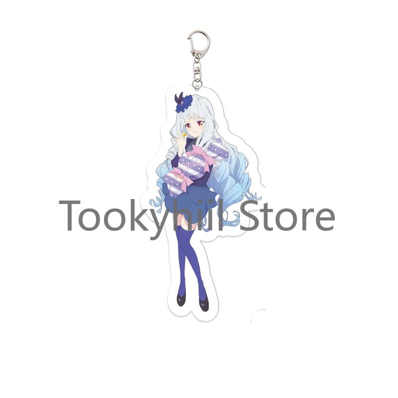 Exquisite Aikatsu Keychain Ichigo Cartoon Yume Accessories Akari Acrylic Rola Pendant Aoi Ran Figure Game Cute Moon Friend Gift 3-5cm коричневый