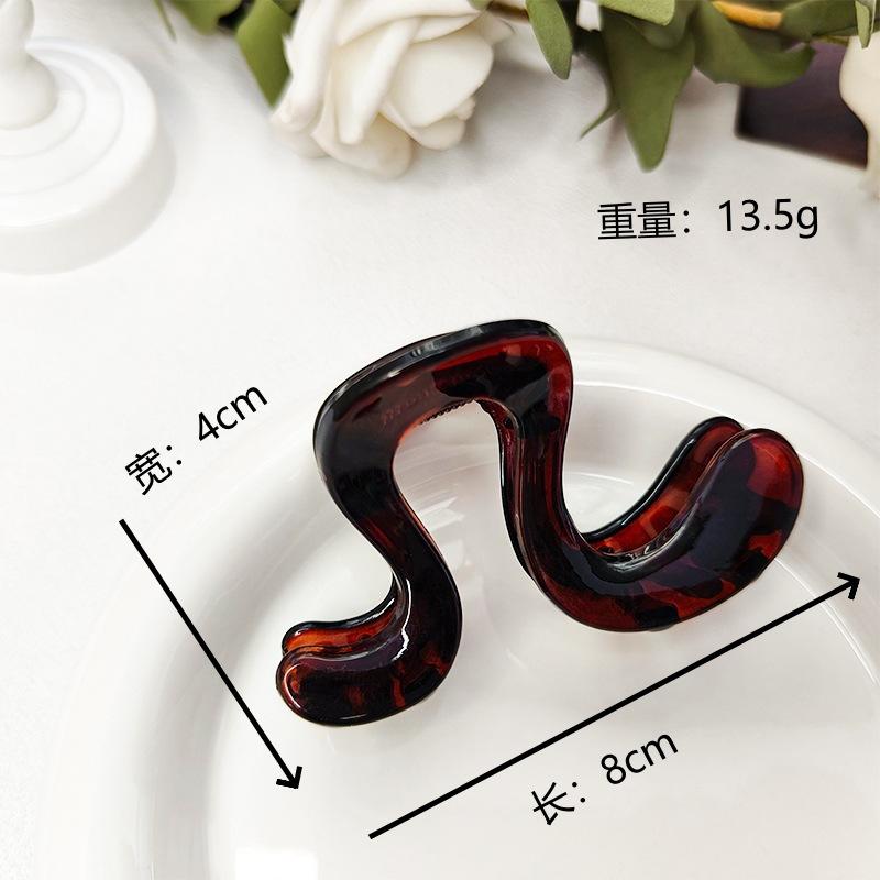 Creative 1PC half-braided hair clips shark clips Lady's hair fixation clips popular hair clips braided