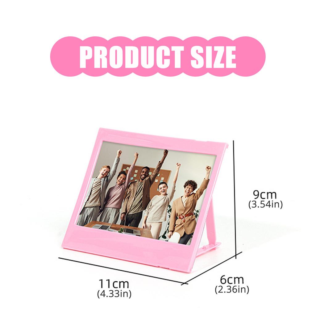 5Pieces Multicolored Mini Picture Frames for Instantly Photos Display Holder for Home Decors and Creative Photography