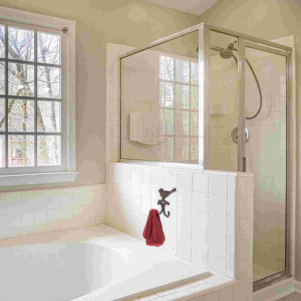 Pták Litinový Nástěnný Hák Kovový Věšák na Kabáty Vintage Nástěnný Věšák