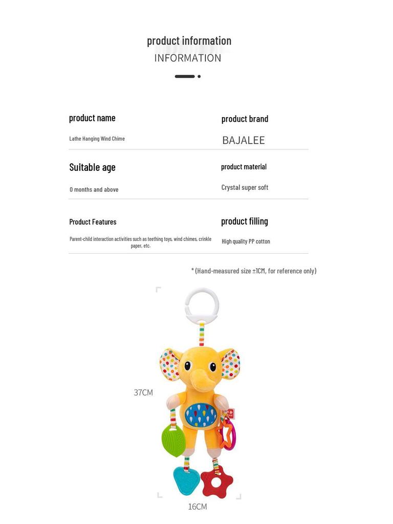 Baby Stroller Mobile: Crib Rattle & Car Seat Soothing Toy