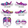 Unisex EVA Garden Shoes Color Printed Lightweight Breathable Slip On Clogs Beach Pool Bathroom Home Summer Wear Soft Comfort