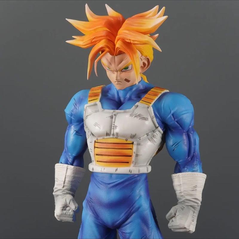 Drogan Boll Z Super Trunks Figure Replaceable Heads Future Trunks Action Figures 29cm Pvc Statue Collectible Model Toy Gifts