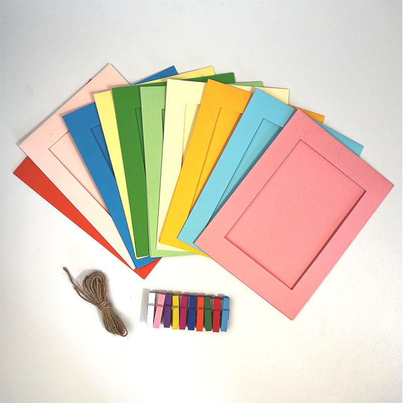 Modernes, minimalistisches Wandfotorahmen-Set mit Clips für die Wohnzimmerdekoration