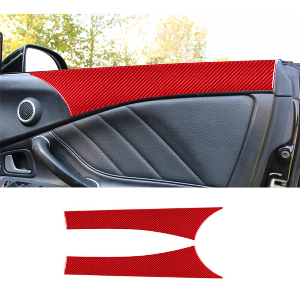 Autocol de protecție roșu pentru decorațiuni interioare pentru Honda S2000 2000-2009 Accesorii auto Fibră de carbon