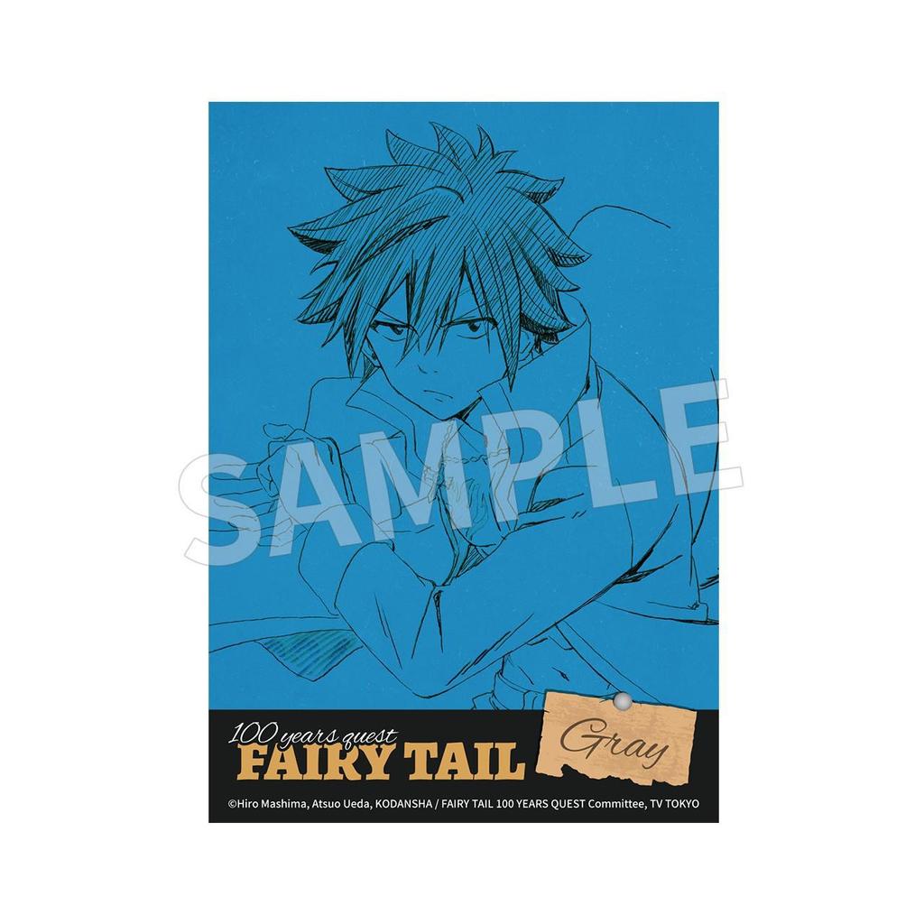 Genuine Fairy Tail 100 Year Quest Photo Card (8.5 x 12 cm) - Natsu, Lucy, Gray