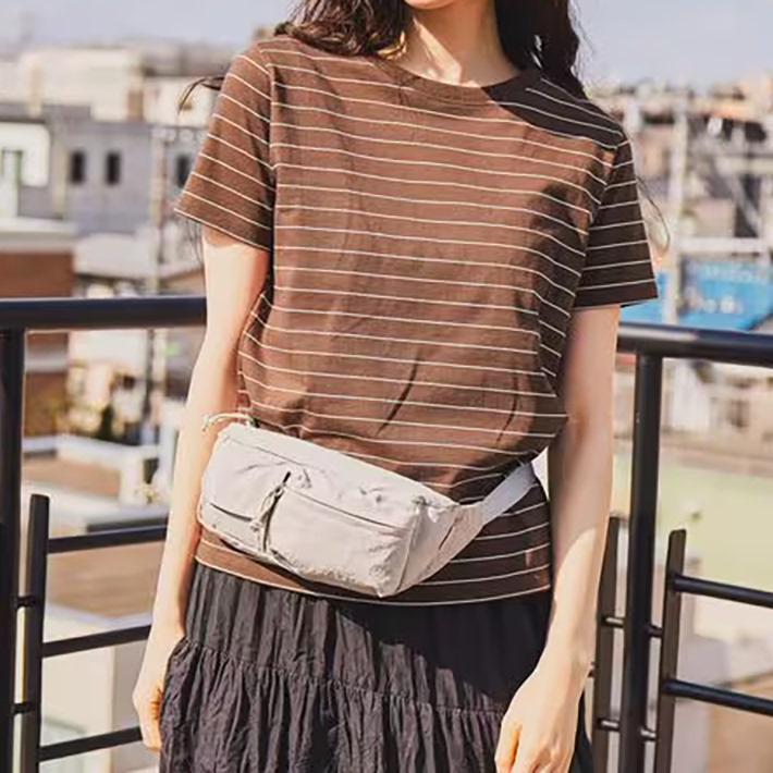 

Summer 2026 Japanese Style Color Block Striped Slim-Fit T-Shirt - Women s Short-Sleeve, Flattering Pure Color, Age-Reducing Design with Free Shipping. Red Stripe