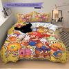 3pcs bedding set Mario Characters Includes 1 Comforter + 2 Pillowcases, Without Pillow Inserts, Soft Comfortable,a0910257