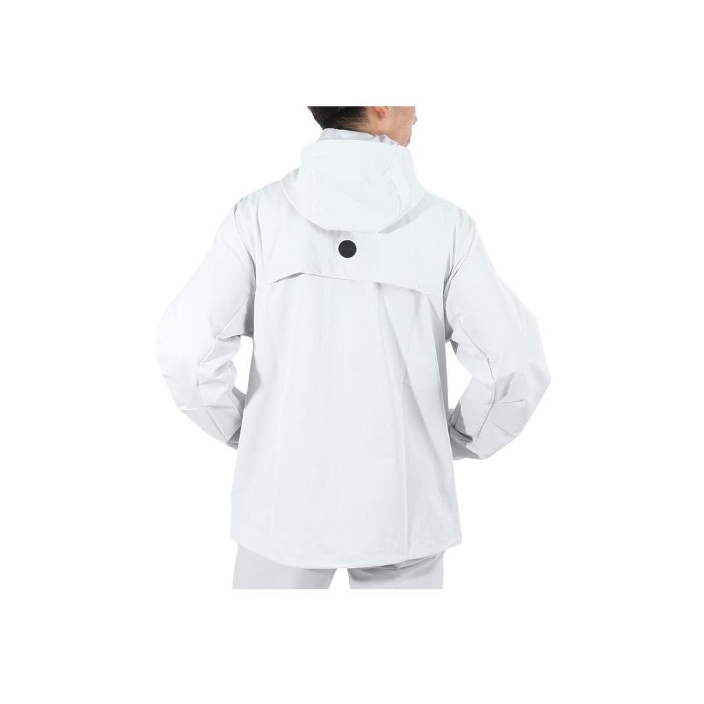 Nike Unscripted Repel Solid Color Hooded Zip Casual Golf Shirt Men Tops Photon-Grey FB5454-025