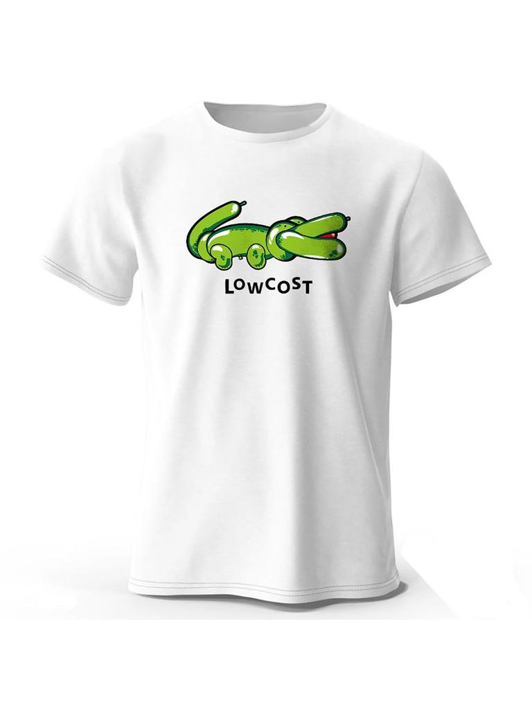 2026 New Style Unisexs Joke The Lowcost Printed TShirt 100 Cotton Oversized Funny Graphic Tees Summer Tops Casual Streetwear
