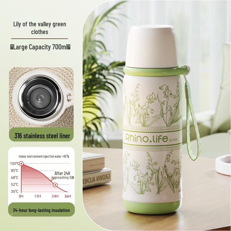 Dujiaoxi 316 Stainless Steel Insulated Stewing Mug